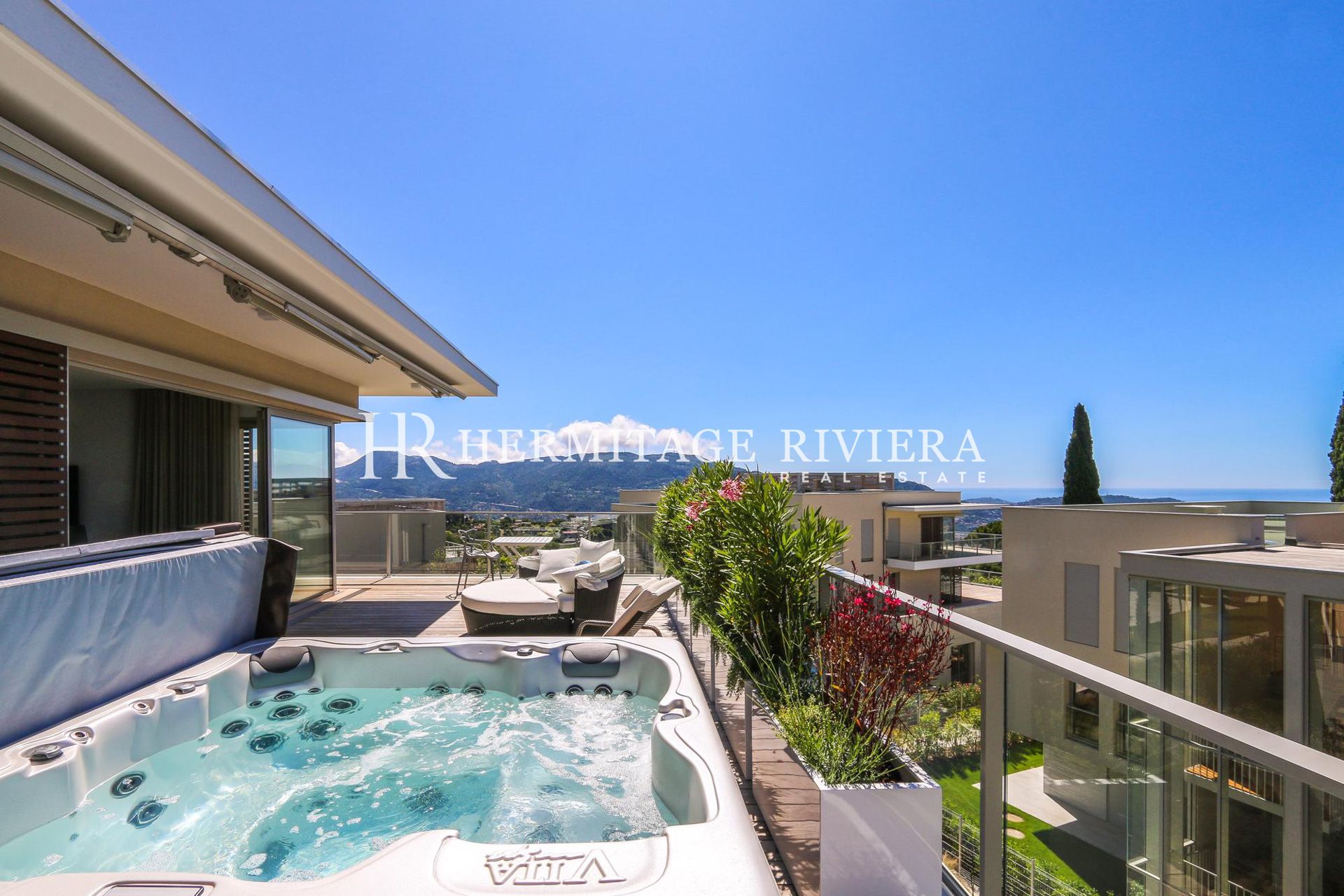 4 Pièces - Résidence de luxe sur les collines de Nice - Piscine - Terrain de tennis (image 3)
