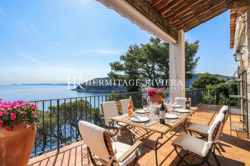 Belle villa provençale avec vue mer 