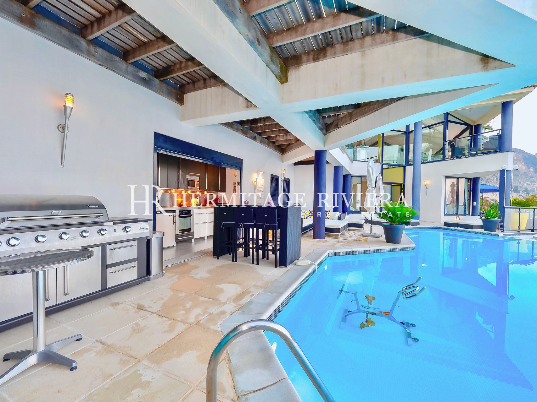 Villa contemporaine - Panoramique vue mer - Piscine (image 6)