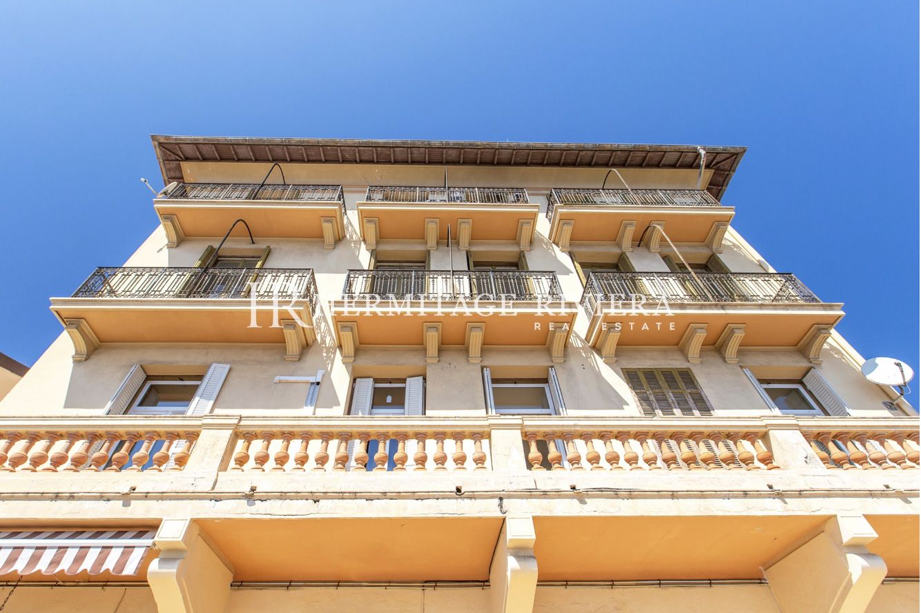 Immeuble de style niçois - A rénover - Vue mer (image 1)