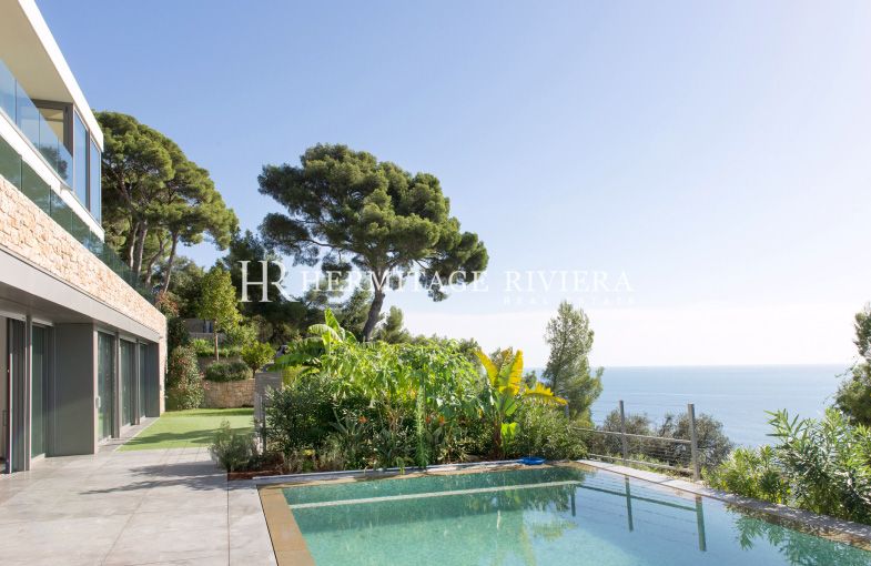 Villa moderne - Près de Monaco - Piscine - Vue mer (image 1)