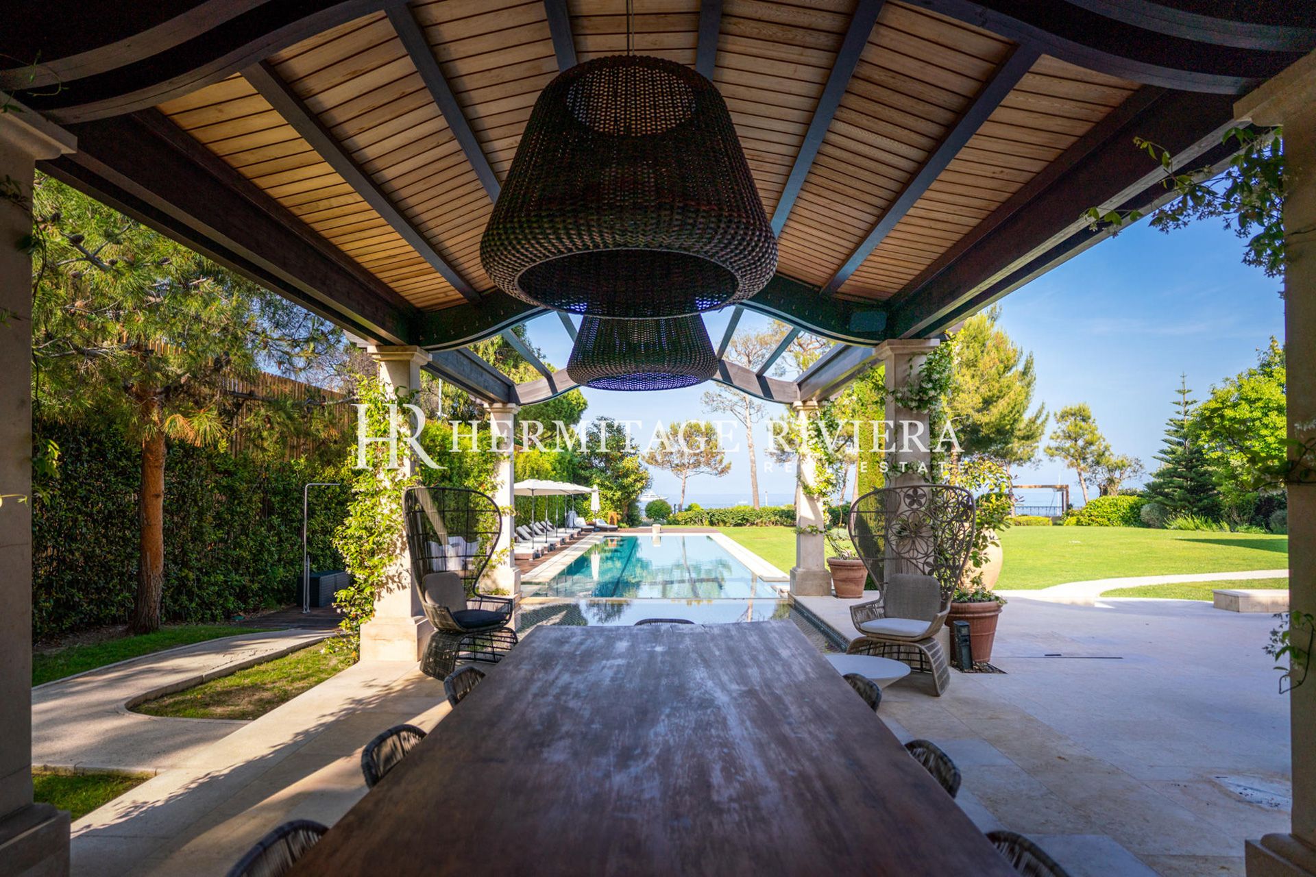 Propriété en front de mer - Piscine - Vue mer (image 29)