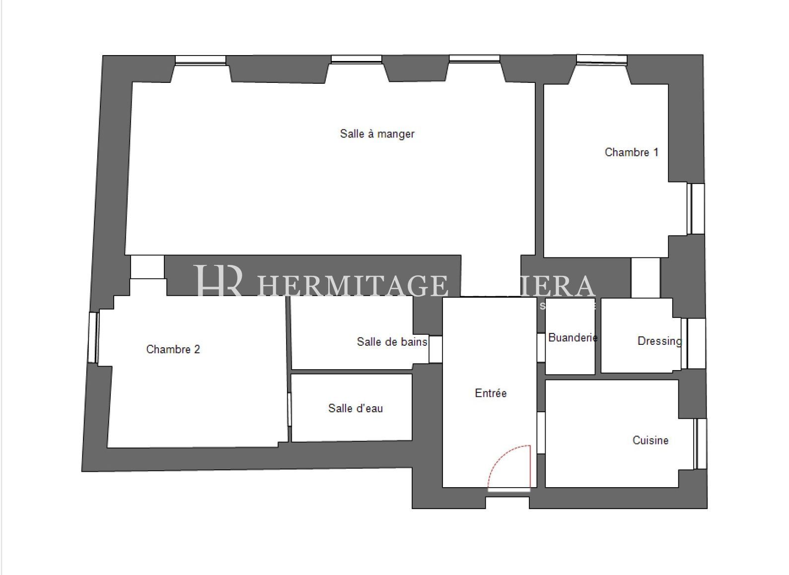 Appartement rénové - 3 Pièces - Cours Saleya  (image 19)