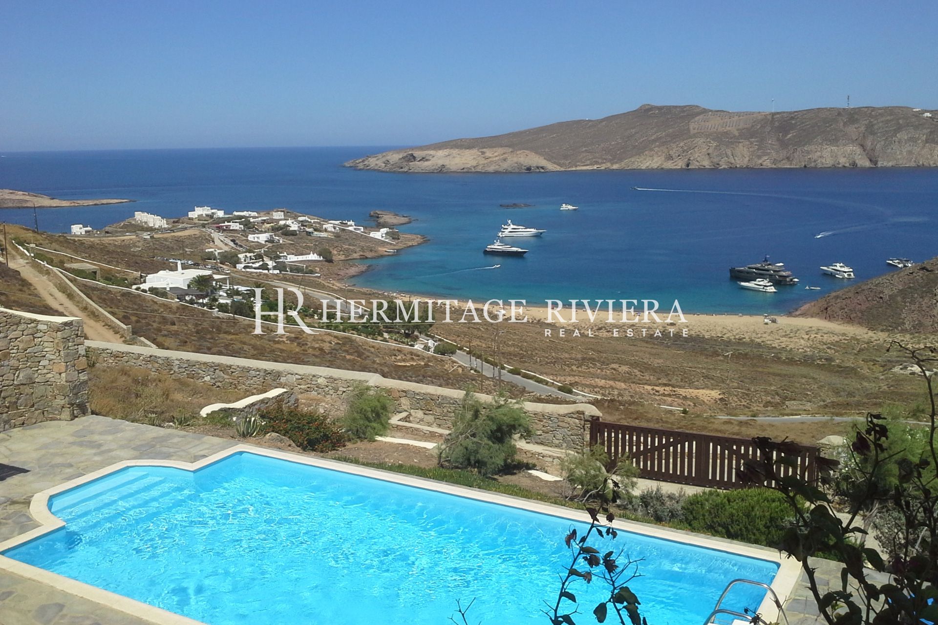 Aux pieds de la plage Agios Sostis - Vue mer - Pool (image 1)
