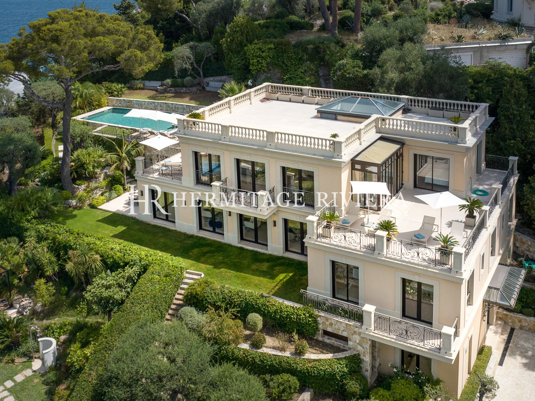 Luxueuse propriété - Près du village - Piscine - Vue mer (image 7)