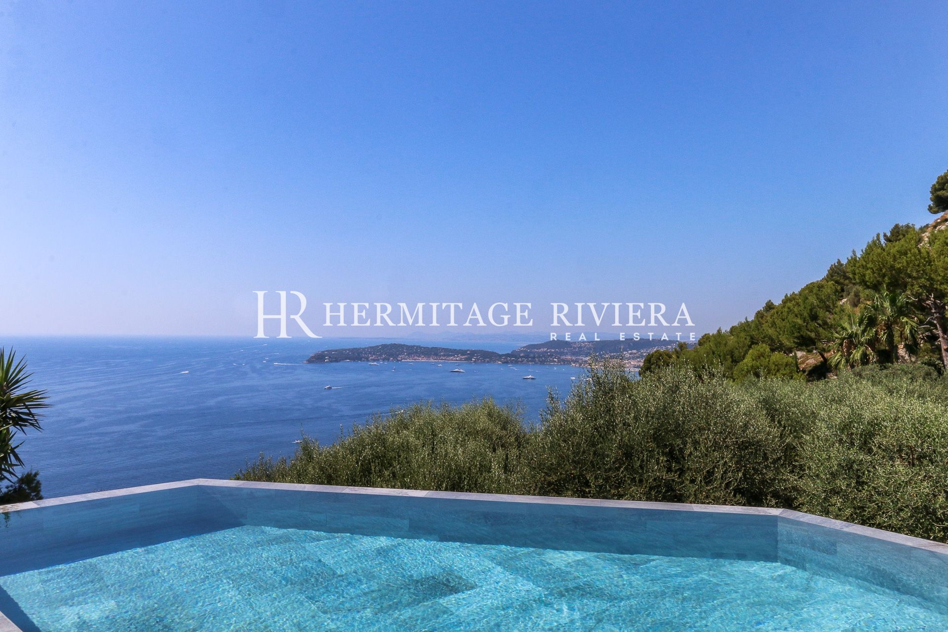 Propriété avec vue Monaco - Vue mer - Piscine - Jardin plat (image 3)