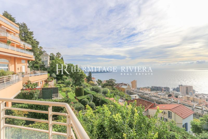 Duplex - 3 Pièces - Vue Monaco - Piscine