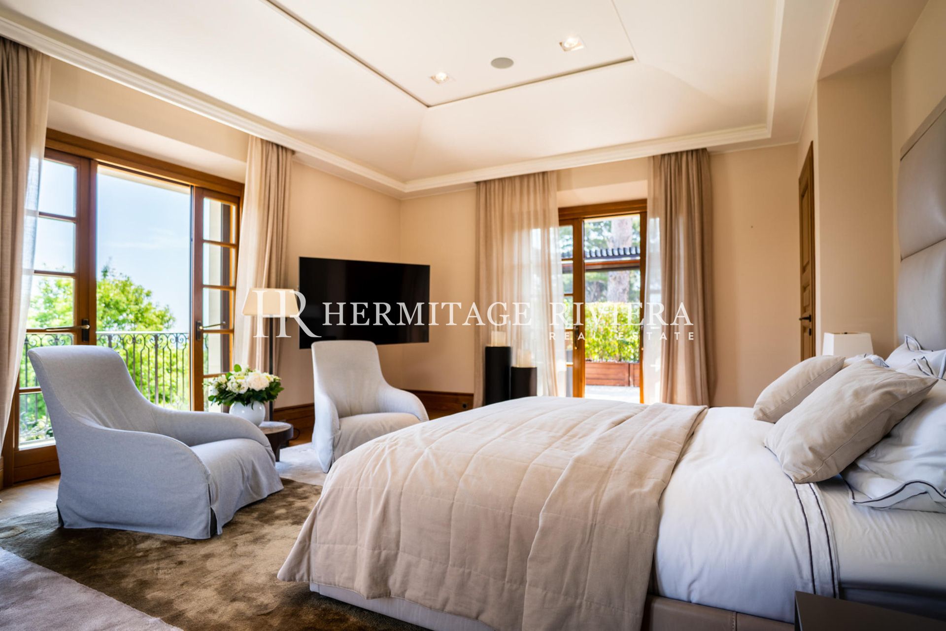 Propriété en front de mer - Piscine - Vue mer (image 16)
