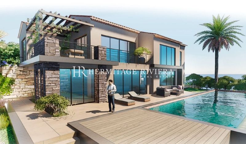Villa avec projet de modernisation - Vue mer - Piscine