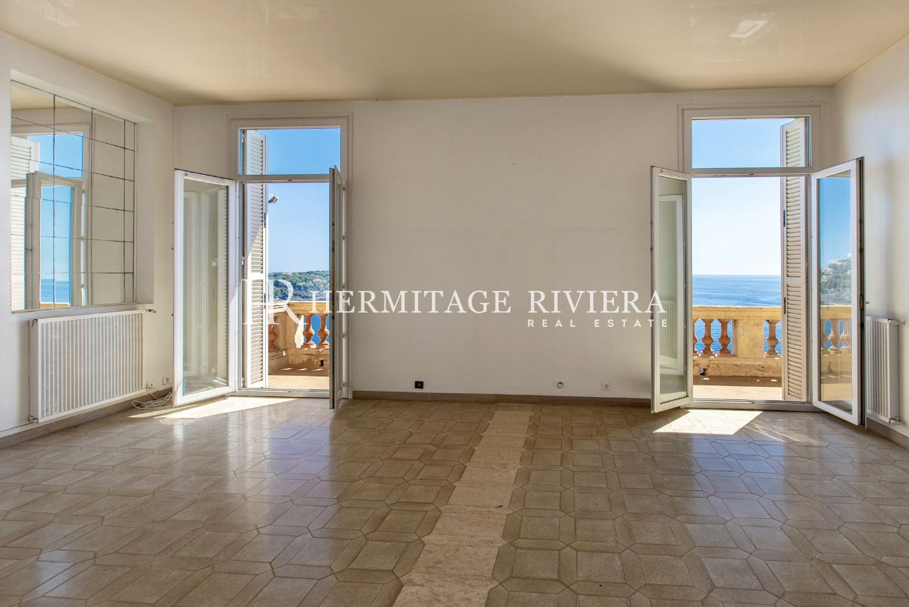 Immeuble de style niçois - A rénover - Vue mer (image 5)