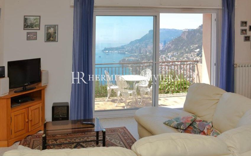 Villa dans domaine fermé - piscine à débordement - Vue Monaco (image 5)