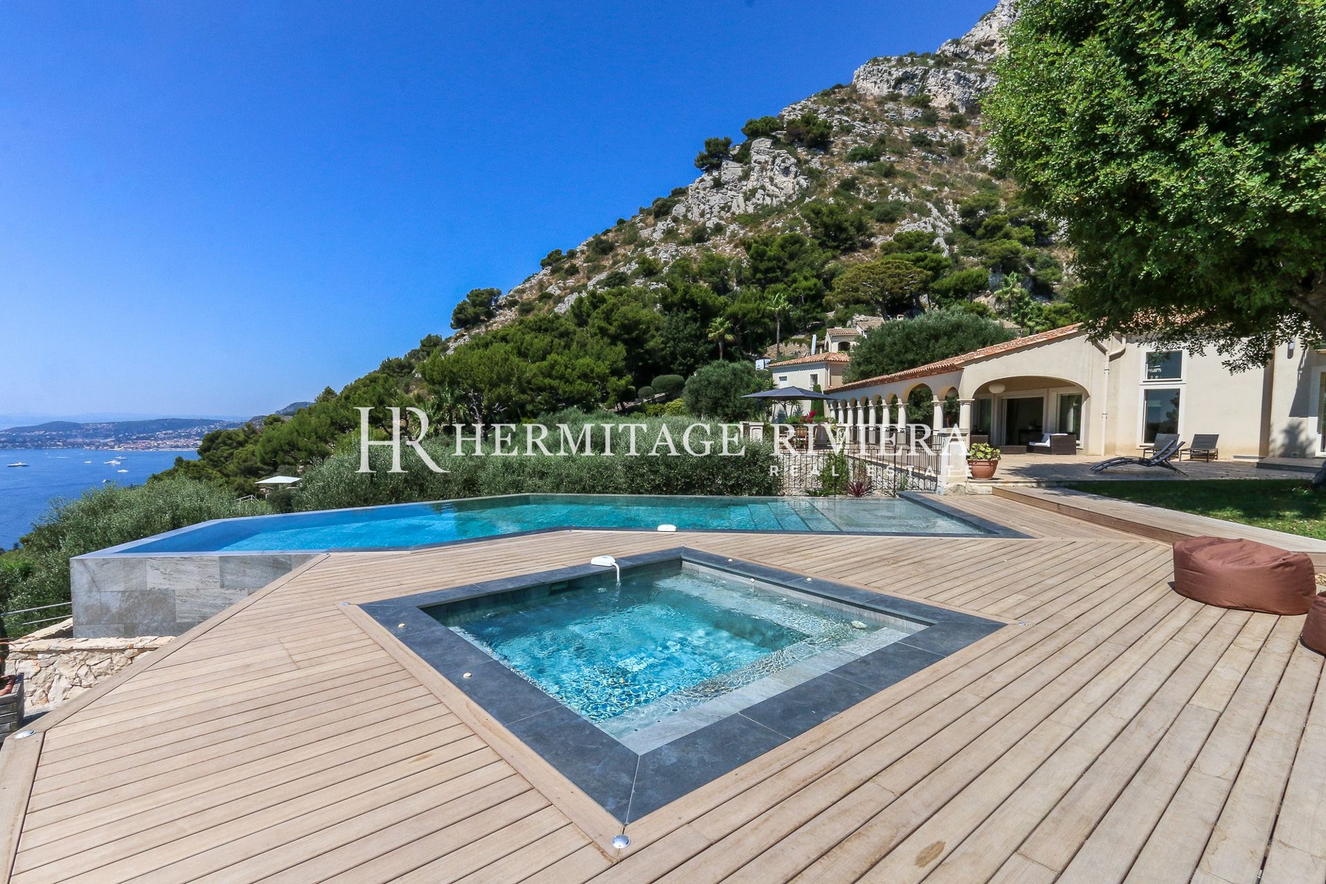 Propriété avec vue Monaco - Vue mer - Piscine - Jardin plat (image 5)