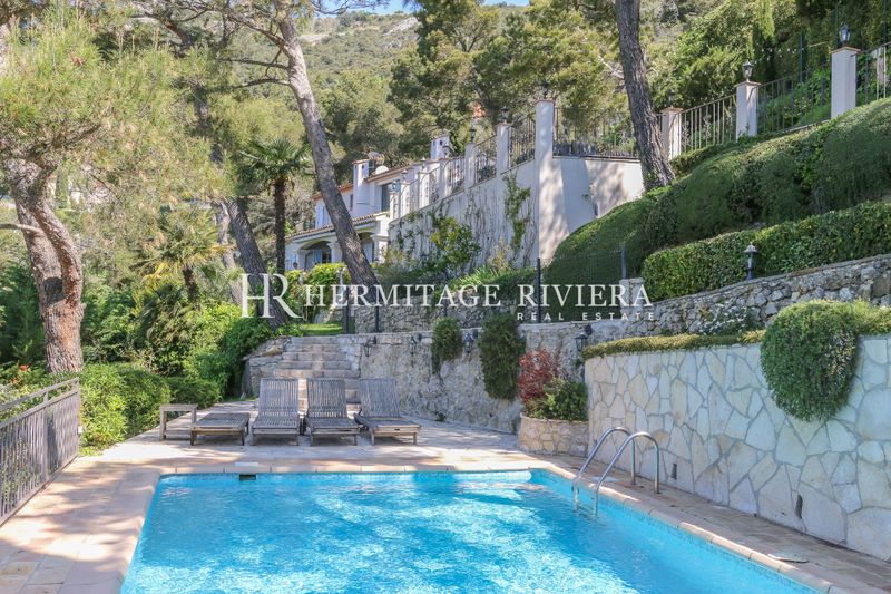 Villa rénovée - Vue surplombant le village - Piscine 