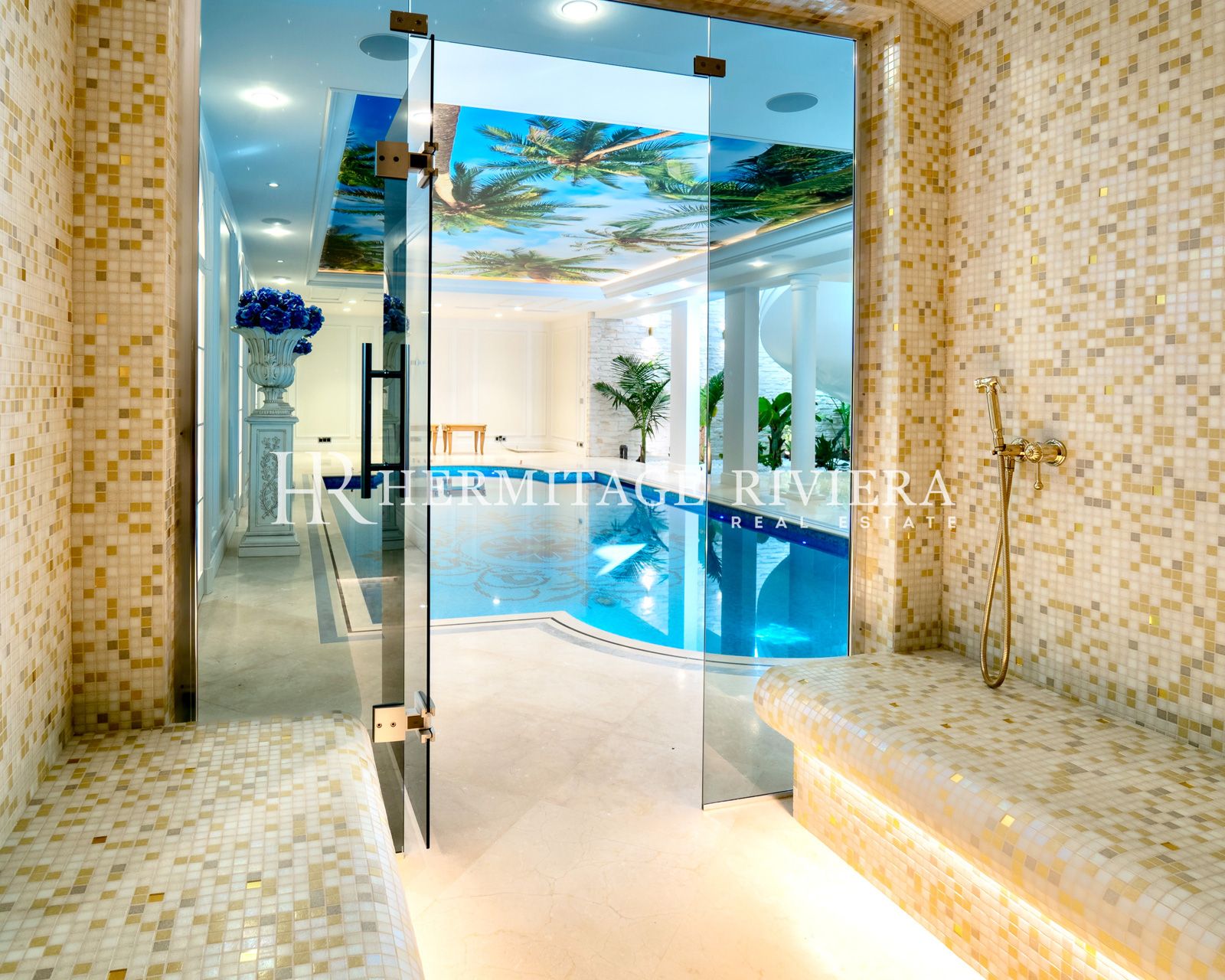 Palais magnifique – Vue mer – Court de tennis – Piscine (image 31)