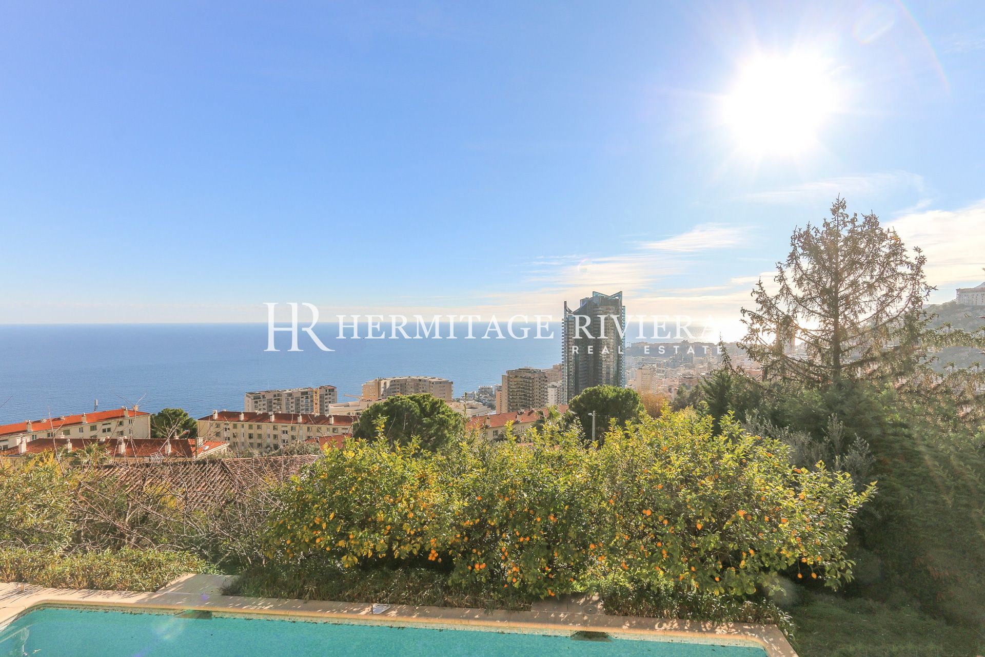 Vue Monaco - Vue mer - Piscine - Domaine fermé (image 4)