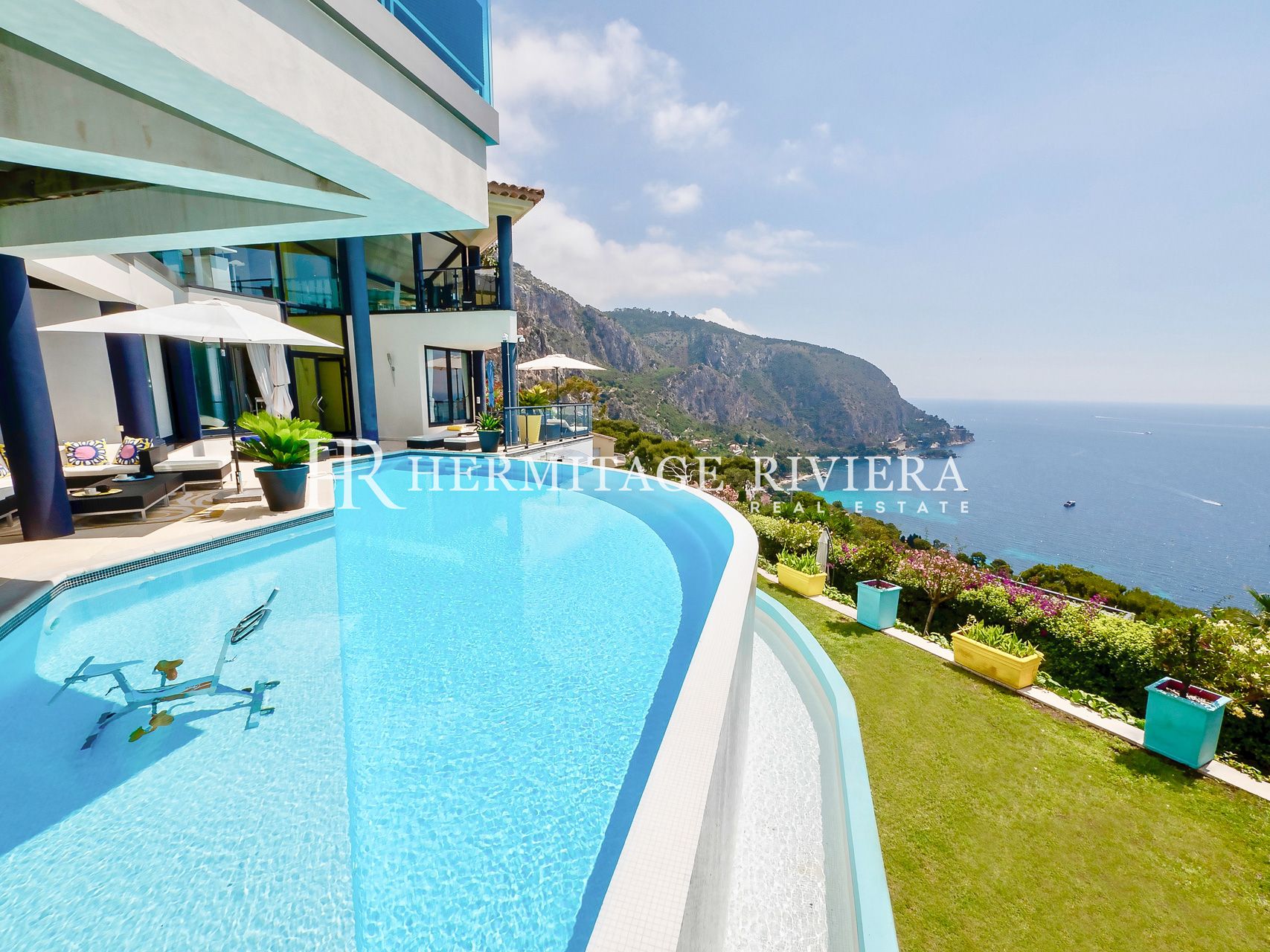 Villa contemporaine - Panoramique vue mer - Piscine (image 4)